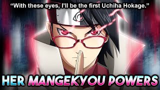 What Will Saradas Mangekyou Sharingan Powers Be [upl. by Atinek]