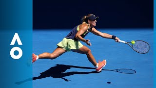 SuWei Hsieh v Angelique Kerber match highlights 4R  Australian Open 2018 [upl. by Notffilc534]