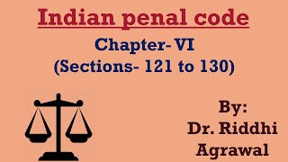 Indian Penal Code Chapter VI CLAT UPSC optional LLB [upl. by Viking259]