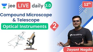 JEE Optical Instruments L2  Compound Microscope amp Telescope  Unacademy JEE  Jayant Nagda [upl. by Peterson]