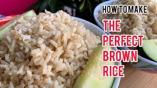 2 EASY WAYS TO MAKE THE PERFECT BROWN RICE [upl. by Rex]