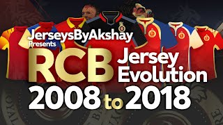 RCB Jersey Evolution  20082018 [upl. by Sankaran]