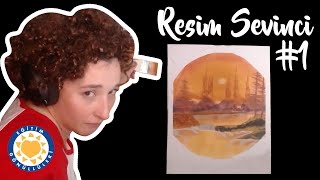 RESİM SEVİNCİ wBob Ross 4 Part 1 [upl. by Lehcem]