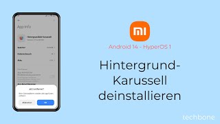 HintergrundKarussell deinstallieren  Xiaomi Android 14  HyperOS 1 [upl. by Erdnaxela]