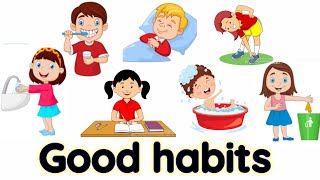 Good habits for kids  Good habits Good habits and bad habitsGood habit Personal hygiene for kids [upl. by Esau]