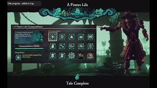 A PIRATES LIFE TALL TALE ALL COMMENDATIONS Sea of Thieves [upl. by Levitan]