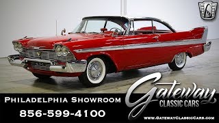 1958 Plymouth Fury Gateway Classic Cars  Philadelphia 619 [upl. by Ecyar527]