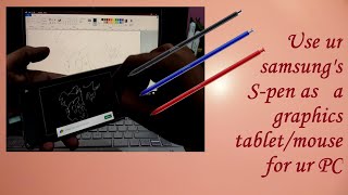 Using Spen as a MouseGraphics tablet for your pc [upl. by Estelle]