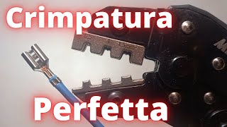 Come crimpare connettori elettrici  How to crimp electrical connectors [upl. by Jeroma]