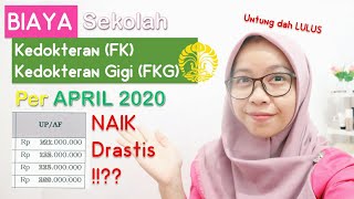 Biaya Kuliah Kedokteran amp Kedokteran Gigi UI 2020  Aprelea Noni [upl. by Stoughton58]