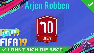 FUTTIES PREMIUM SBC ARJEN ROBBEN SBC 🔥 LOHNT SICH DIE SBC  DEUTSCH  FIFA 19 ULTIMATE TEAM [upl. by Blithe]