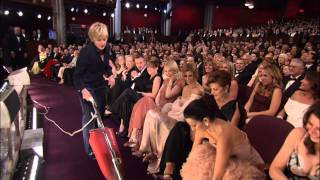 Ellen DeGeneres Vacuums at The Oscars [upl. by Hareemas]