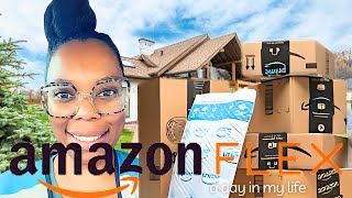 AMAZON FLEX  THEY LOADED US UP WITH PACKAGES [upl. by Adine]