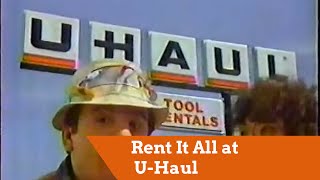 Rent It All at UHaul Vintage TV Commercial [upl. by Hseyaj988]