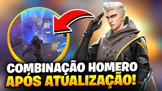 INCRÍVEL MELHORES COMBINAÇÕES DE PERSONAGENS PARA JOGAR COM HOMERO NO FREE FIRE EM 2024 [upl. by Aikenahs107]