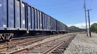 Monongahela leading trash train into Conway [upl. by Eciram255]