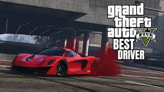 WORLDS BEST GTA 5 DRIVER  SKILL AND ACCURACY ON 100 GTA 5 Montage [upl. by Eicaj]