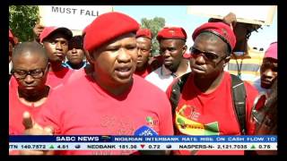 EFF marches against employment of racism convicted teacher [upl. by Notniw]