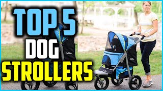 ✅Top 5 Best Dog Strollers in 2024 [upl. by Repip]