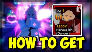 HOW TO GET HARUKA RIN EVO TOWER UNIT in ANIME VANGUARDS  EVOLVED HARUKA RIN in ANIME VANGUARDS [upl. by Ebert]