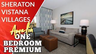 Sheraton Vistana Villages IDrive Orlando  1 Bedroom Premium Villa Tour in Amelia [upl. by Mcguire791]