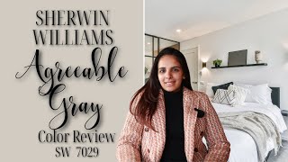 Sherwin Williams Agreeable Gray SW 7036 Color Review [upl. by Toma]