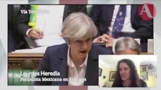 El Brexit va entrevista con Lourdes Heredia periodista mexicana en Londres [upl. by Liv263]