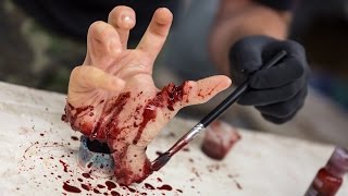 How To Make a Gory Hand Prop for Halloween [upl. by Tacklind]