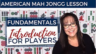 American Mah Jongg Lesson Fundamentals 1P Introduction for Players mock card [upl. by Yrkcaz]