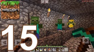 Minecraft PE  Gameplay Walkthrough Part 208  Escape The Zombie Dungeon iOS Android [upl. by Lothaire]