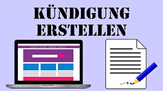 Kündigungsschreiben erstellen 📄 Tutorial Arbeitsvertrag kündigen  Verträge Kündigen Zeit [upl. by Onstad]