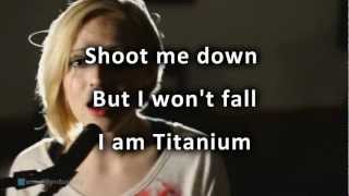 David Guetta  Titanium ft Sia cover by Madilyn Bailey with lyrics HD [upl. by Michale587]