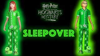 Slytherin Sleepover Hogwarts Mystery Gameplay [upl. by Akerley]