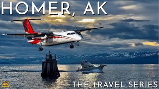 4K – Flying To Homer Alaska On Ravn Alaska – Exploring Where The Road Ends In Alaska – TVS 1 [upl. by Dustman]