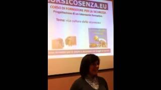 Testimonianza Corso Formatore Sicurezza Ing Donatella DElia [upl. by Bluh]