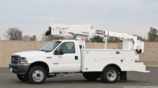 2004 Ford F550 Terex HiRanger TL 36P 41 Bucket Truck [upl. by Trebor845]