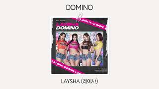 Official Audio LAYSHA 레이샤  DOMINO [upl. by Ilek175]