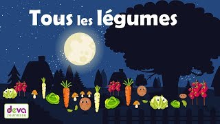 La danse des légumes Comptine avec paroles pour apprendre aux enfants  Ⓓⓔⓥⓐ Education [upl. by Ettennej]