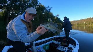 Fishing For Bass After The Warragamba Dam Has Been Open [upl. by Atenek]