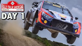 Rally Italia Sardegna 2024  Friday Highlights  Pure Actions and More [upl. by Anilatak]