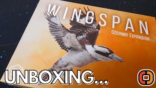 Unboxing Wingspan Oceania Expansion [upl. by Annait]