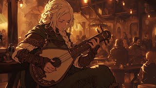 Relaxing Medieval Music  BardTavern Ambience Fantasy Celtic Music Sleeping Tavern BGM [upl. by Farrel]