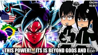 GC Kaiju No 8 React to DRAGON BALL SUPER dripgokugoku  Saiyajin  Gacha React [upl. by Shaylah]