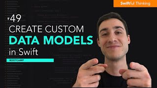 How to create custom models in SwiftUI  Bootcamp 49 [upl. by Yllatan871]