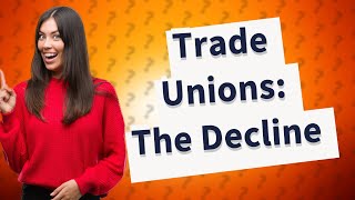 Why are trade unions declining [upl. by Manvell]