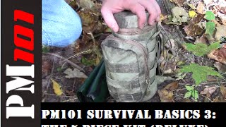 PM101 Survival Basics 3 The 5 Piece Kit Deluxe  Preparedmind101 [upl. by Welford]