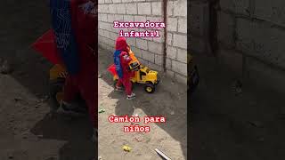 Juguetes plásticos Camion para niños y excavadora infantil [upl. by Ardle545]