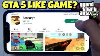 POWER OF GTA 5 LIKE GAME FOR ANDROID  SANSURYO GAME  GAME REVIEW BY XTREME LATEST GAMING [upl. by Oinegue]