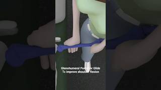 Posterior Glenohumeral glide to improve shoulder flexion [upl. by Ainit]