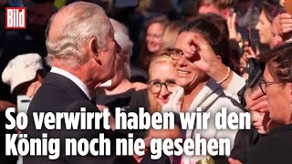 Nach StiftEklat Frau erlaubt sich einen Spaß mit König Charles III [upl. by Nalro705]